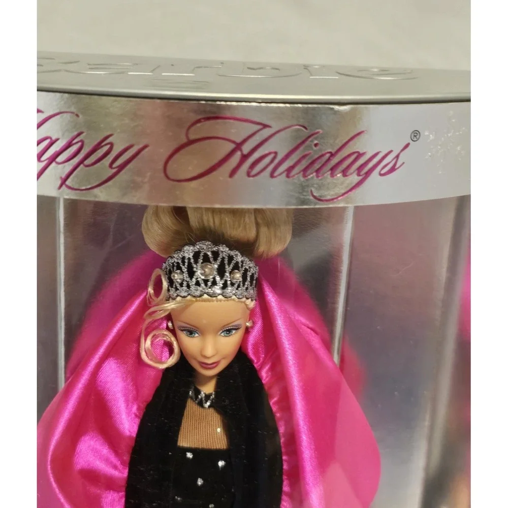 1998 Happy Holidays  Barbie Special Edition Christmas Doll Black Dress NRFB